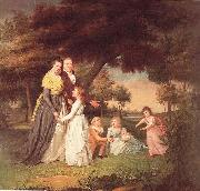 James Peale The Artist and His Family oil painting reproduction